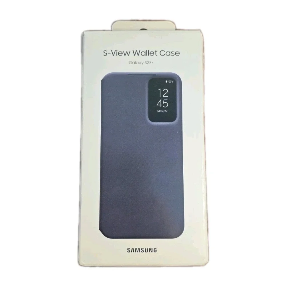 SAMSUNG S-View Wallet Case for Galaxy S23+ in Black - Openbox